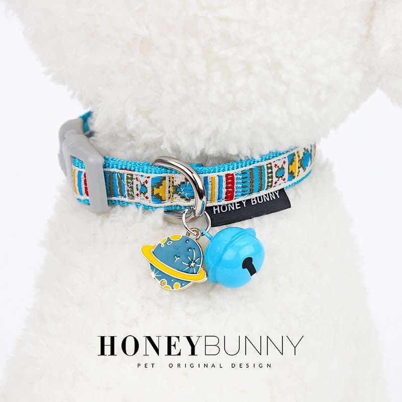 ペット用首輪 宇宙探検隊の首輪