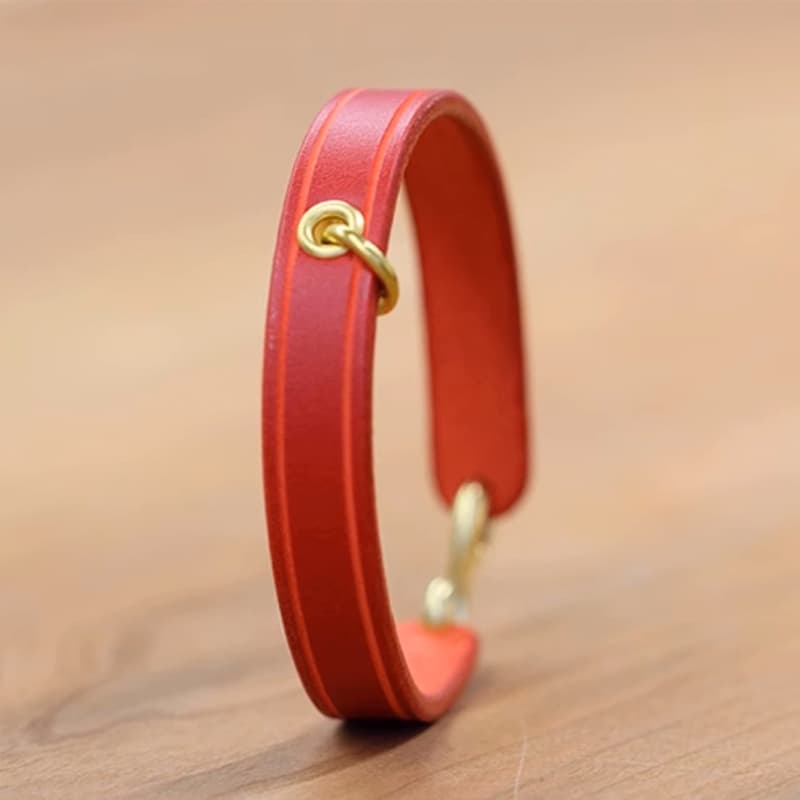 ペット用首輪  上品な輝きのペット首輪チャーム