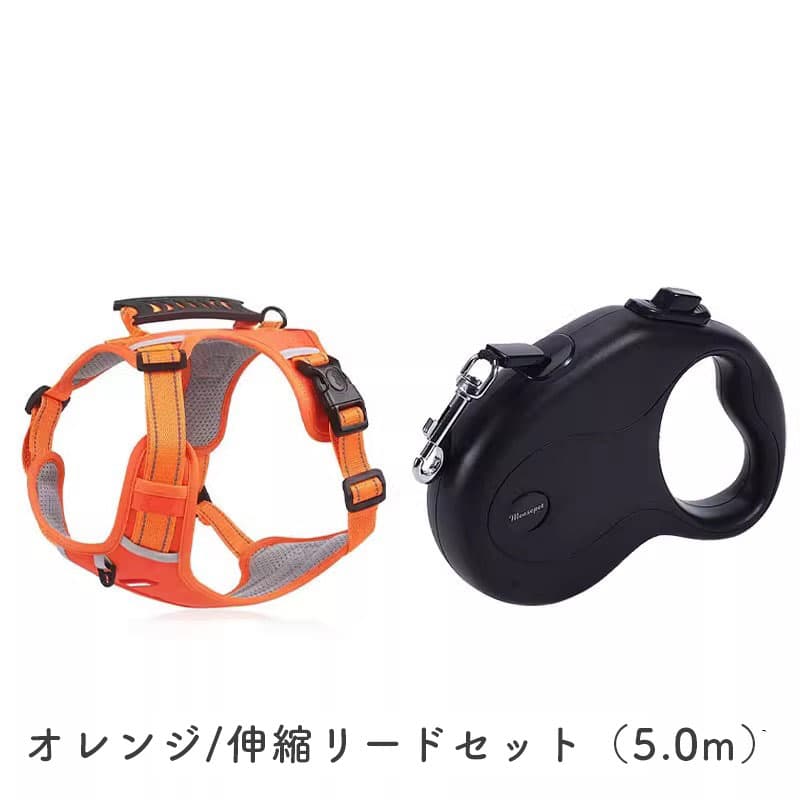 ハーネスとリード（1.5m）のセット