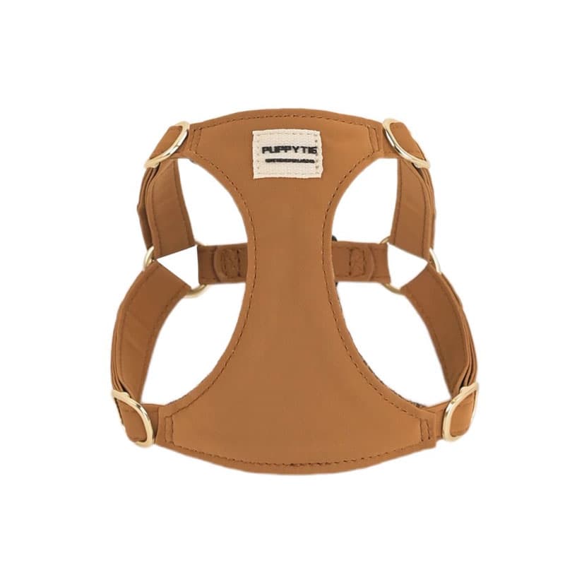 体重3キロ以下の超小型犬向けの本革製ハーネス！柔らかい素材で肌触りが良く、着脱が簡単。高級感のある縫製で、愛犬の動きを優しく包み込みます！