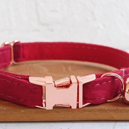 ペット用首輪 鈴付き高級感あふれる愛犬の首輪