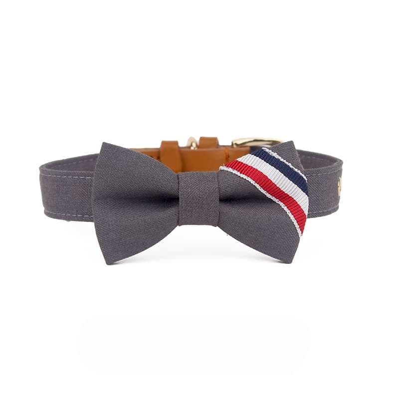 ペット用首輪  リボン付きおしゃれな首輪