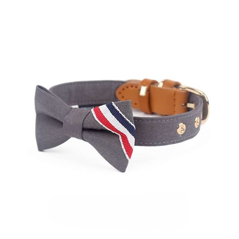 ペット用首輪  リボン付きおしゃれな首輪
